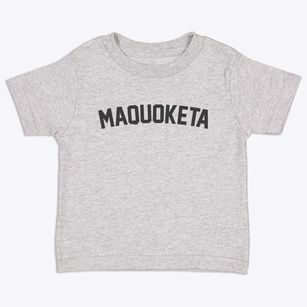 Maquoketa Iowa Classic Curve Toddler T-Shirt