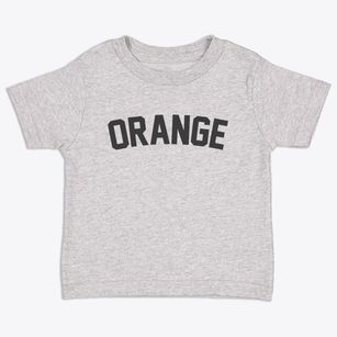 Orange Massachusetts Classic Curve Toddler T-Shirt