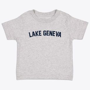 Lake Geneva Wisconsin Classic Curve Toddler T-Shirt