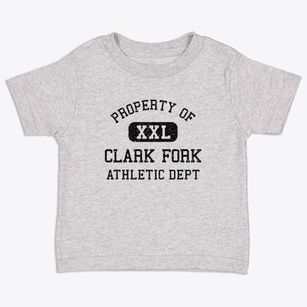 Clark Fork Idaho Athletic Dept Toddler T-Shirt