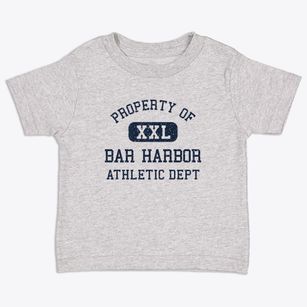 Bar Harbor Maine Athletic Dept Toddler T-Shirt