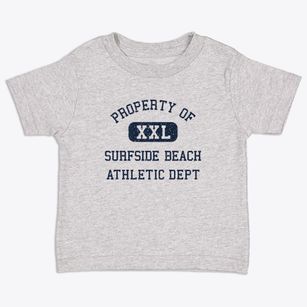 Surfside Beach South Carolina Athletic Dept Toddler T-Shirt