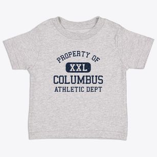 Columbus Minnesota Athletic Dept Toddler T-Shirt