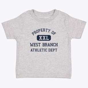 West Branch Iowa Athletic Dept Toddler T-Shirt