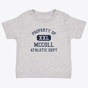 Mccoll South Carolina Athletic Dept Toddler T-Shirt