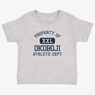Okoboji Iowa Athletic Dept Toddler T-Shirt