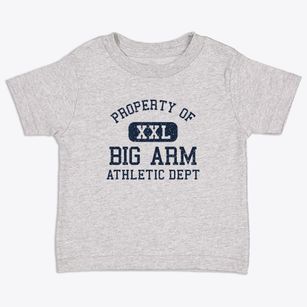 Big Arm Montana Athletic Dept Toddler T-Shirt