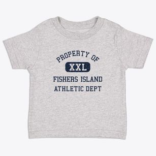 Fishers Island New York Athletic Dept Toddler T-Shirt