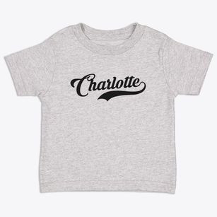 Charlotte North Carolina Vintage Team Toddler T-Shirt