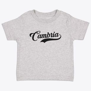 Cambria Wisconsin Vintage Team Toddler T-Shirt