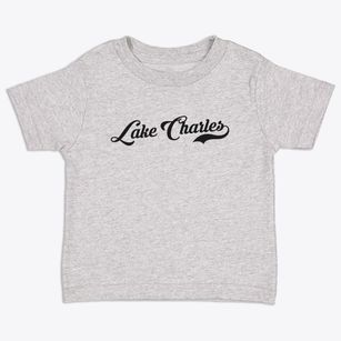 Lake Charles Louisiana Vintage Team Toddler T-Shirt