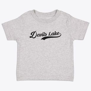 Devils Lake North Dakota Vintage Team Toddler T-Shirt