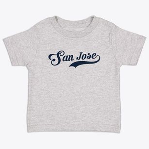 San Jose California Vintage Team Toddler T-Shirt