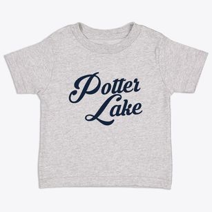Potter Lake Wisconsin Vintage Team Toddler T-Shirt