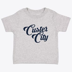 Custer City Oklahoma Vintage Team Toddler T-Shirt