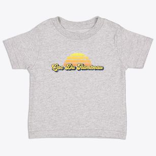 Lac Du Flambeau Wisconsin Sublime Sunset Toddler T-Shirt