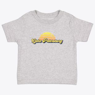 Lake Petersburg Illinois Sublime Sunset Toddler T-Shirt