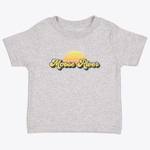 Moose River Maine Sublime Sunset Toddler T-Shirt