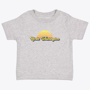 North Washington Iowa Sublime Sunset Toddler T-Shirt