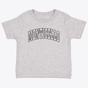Monticello Louisiana Trendy Block Toddler T-Shirt