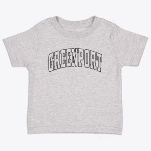 Greenport New York Trendy Block Toddler T-Shirt