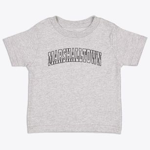 Marshalltown Iowa Trendy Block Toddler T-Shirt