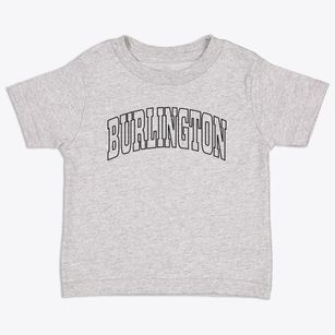 Burlington Iowa Trendy Block Toddler T-Shirt