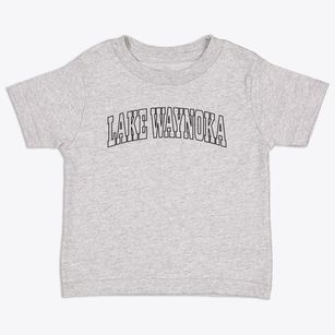 Lake Waynoka Ohio Trendy Block Toddler T-Shirt