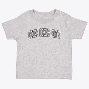 Cherokee City Arkansas Trendy Block Toddler T-Shirt