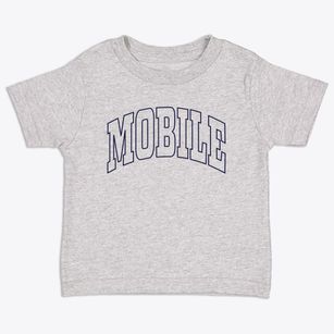 Mobile Alabama Trendy Block Toddler T-Shirt