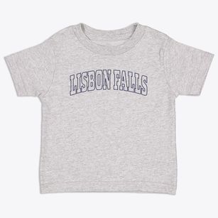 Lisbon Falls Maine Trendy Block Toddler T-Shirt