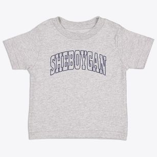 Sheboygan Wisconsin Trendy Block Toddler T-Shirt