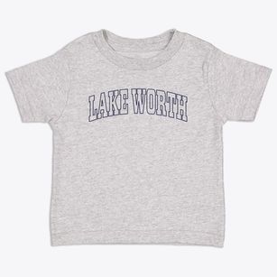 Lake Worth Florida Trendy Block Toddler T-Shirt