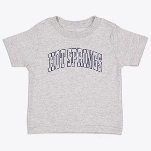 Hot Springs Arkansas Trendy Block Toddler T-Shirt