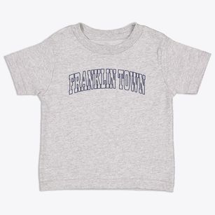 Franklin Town Massachusetts Trendy Block Toddler T-Shirt