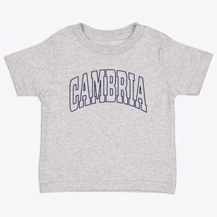 Cambria Wisconsin Trendy Block Toddler T-Shirt