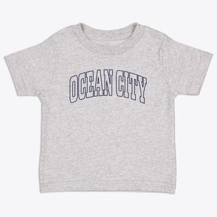 Ocean City New Jersey Trendy Block Toddler T-Shirt