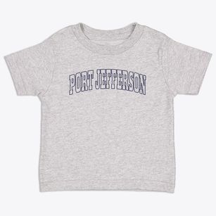 Port Jefferson New York Trendy Block Toddler T-Shirt