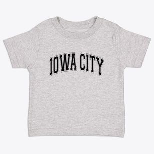 Iowa City Iowa Varsity Toddler T-Shirt