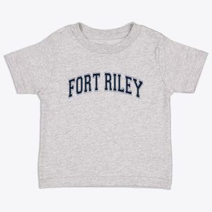 Fort Riley Kansas Varsity Toddler T-Shirt