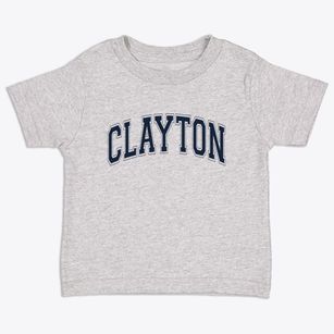 Clayton North Carolina Varsity Toddler T-Shirt