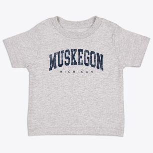 Muskegon Michigan Urban Vibe Toddler T-Shirt