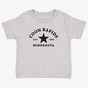 Coon Rapids Minnesota Star Toddler T-Shirt