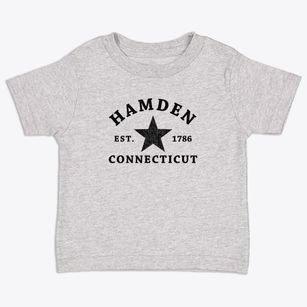 Hamden Connecticut Star Toddler T-Shirt