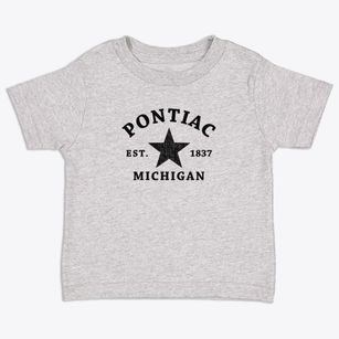 Pontiac Michigan Star Toddler T-Shirt
