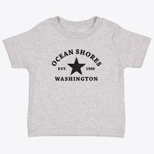 Ocean Shores Washington Star Toddler T-Shirt