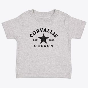 Corvallis Oregon Star Toddler T-Shirt