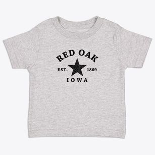 Red Oak Iowa Star Toddler T-Shirt