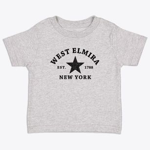 West Elmira New York Star Toddler T-Shirt