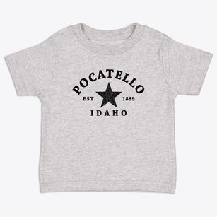 Pocatello Idaho Star Toddler T-Shirt
